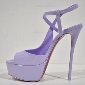 Christian Louboutin Lilac Platform Heels